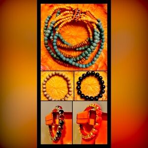 5 Beaded fashion jewelry bracelets